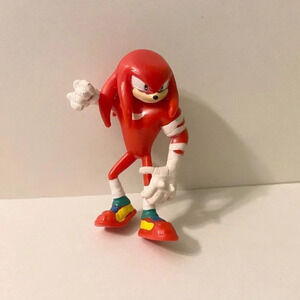 Sonic the Hedgehog Knuckles  PVC Mini Figure 2 Inch Tall Toy